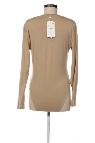 Damenbluse-Body Zara, Größe XL, Farbe Beige, Preis € 11,49