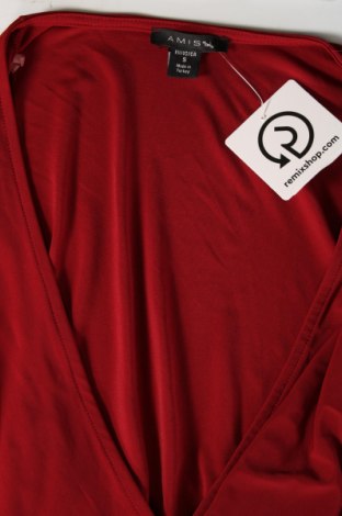 Γυναικεία μπλούζα Amisu, Μέγεθος S, Χρώμα Κόκκινο, Τιμή 5,10 €
