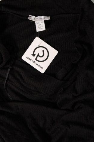 Γυναικεία μπλούζα Amisu, Μέγεθος M, Χρώμα Μαύρο, Τιμή 3,41 €