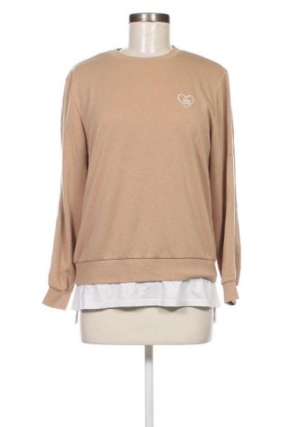 Γυναικεία μπλούζα Amisu, Μέγεθος S, Χρώμα  Μπέζ, Τιμή 5,88 €