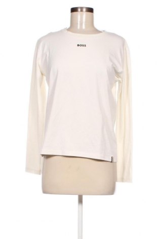 Γυναικεία μπλούζα BOSS, Μέγεθος S, Χρώμα Εκρού, Τιμή 118,04 €