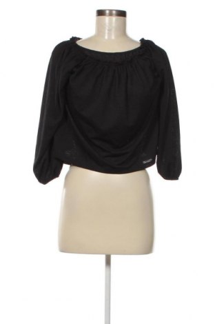 Дамска блуза Bershka, Размер M, Цвят Черен, Цена 8,80 лв.