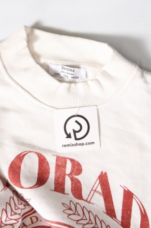 Damen Shirt Bershka, Größe L, Farbe Weiß, Preis € 5,02