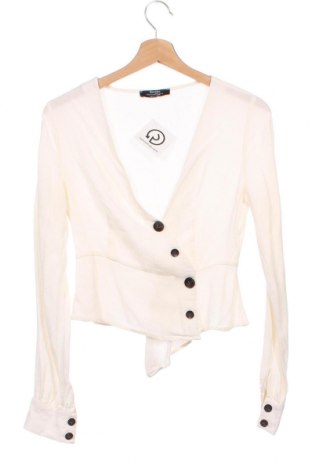 Γυναικεία μπλούζα Bershka, Μέγεθος XS, Χρώμα Εκρού, Τιμή 4,70 €