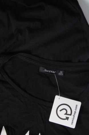 Damen Shirt Bershka, Größe XS, Farbe Schwarz, Preis 4,62 €