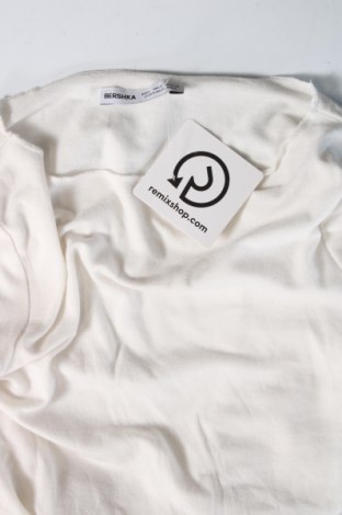 Γυναικεία μπλούζα Bershka, Μέγεθος S, Χρώμα Λευκό, Τιμή 3,20 €