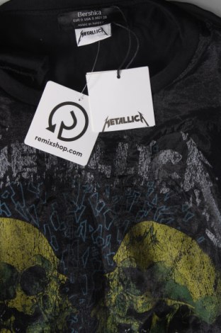 Γυναικεία μπλούζα Bershka, Μέγεθος S, Χρώμα Μαύρο, Τιμή 5,59 €