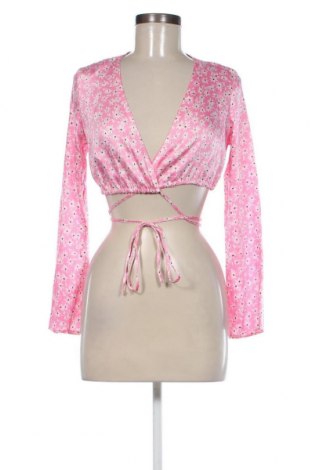 Дамска блуза Bershka, Размер XS, Цвят Розов, Цена 15,50 лв.