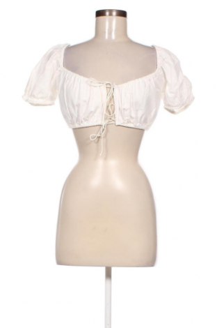 Дамска блуза Bershka, Размер M, Цвят Бял, Цена 7,75 лв.