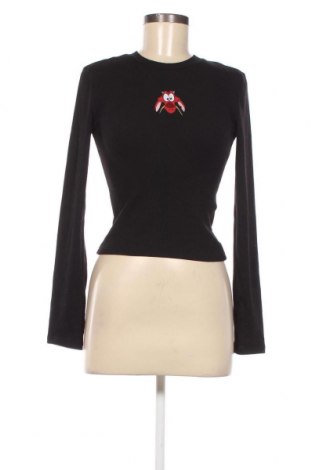 Damen Shirt Bershka, Größe S, Farbe Schwarz, Preis 15,98 €