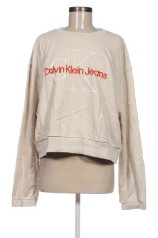 Дамска блуза Calvin Klein Jeans, Размер 5XL, Цвят Бежов, Цена 34,10 лв.