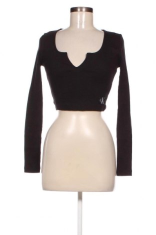 Дамска блуза Calvin Klein Jeans, Размер XS, Цвят Черен, Цена 70,00 лв.
