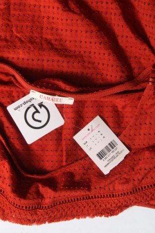 Дамска блуза Camaieu, Размер XL, Цвят Червен, Цена 8,06 лв.