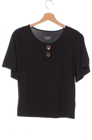 Дамска блуза Camaieu, Размер XS, Цвят Черен, Цена 5,58 лв.