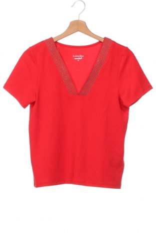Γυναικεία μπλούζα Camaieu, Μέγεθος XS, Χρώμα Κόκκινο, Τιμή 4,00 €