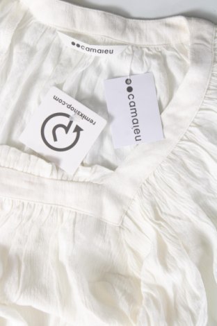 Γυναικεία μπλούζα Camaieu, Μέγεθος XS, Χρώμα Λευκό, Τιμή 15,17 €