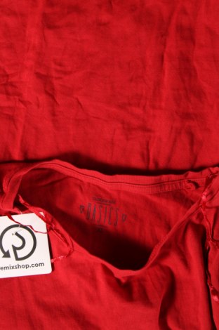 Дамска блуза Clockhouse, Размер XL, Цвят Червен, Цена 6,46 лв.