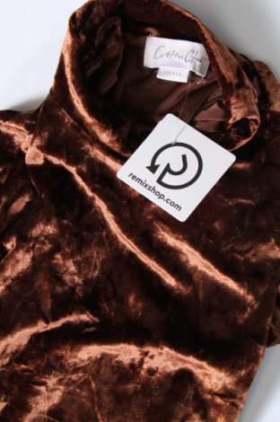 Damen Shirt Cotton Club, Größe S, Farbe Braun, Preis 2,25 €