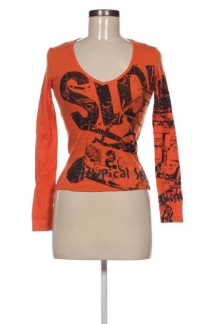 Γυναικεία μπλούζα Desigual, Μέγεθος XS, Χρώμα Πορτοκαλί, Τιμή 17,81 €