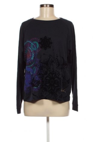 Γυναικεία μπλούζα Desigual, Μέγεθος XXL, Χρώμα Μπλέ, Τιμή 29,69 €