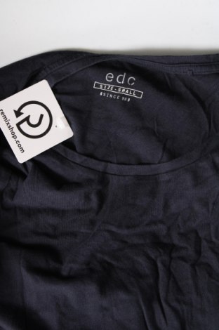Дамска блуза Edc By Esprit, Размер S, Цвят Син, Цена 5,10 лв.