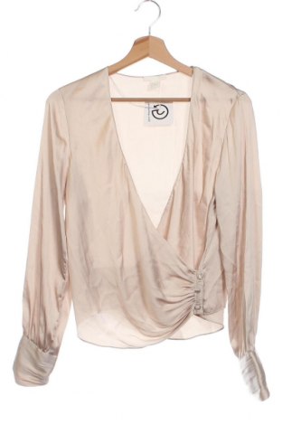 Дамска блуза H&M, Размер XS, Цвят Бежов, Цена 9,97 лв.