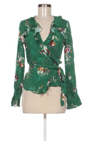 Дамска блуза H&M, Размер S, Цвят Зелен, Цена 8,80 лв.