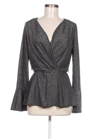 Дамска блуза H&M, Размер S, Цвят Сребрист, Цена 19,00 лв.