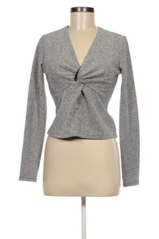 Дамска блуза H&M, Размер M, Цвят Сребрист, Цена 19,00 лв.