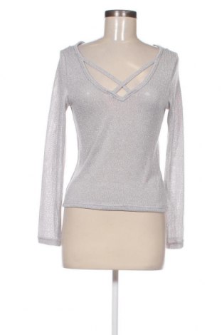 Damen Shirt H&M Divided, Größe M, Farbe Silber, Preis 5,83 €