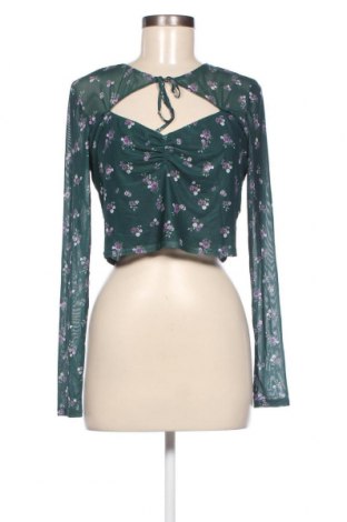 Дамска блуза H&M Divided, Размер L, Цвят Зелен, Цена 4,75 лв.
