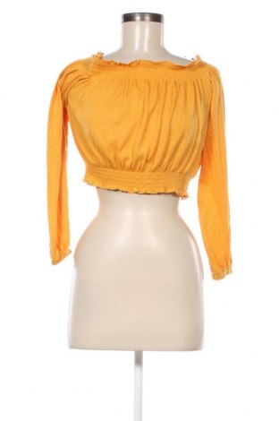 Дамска блуза H&M Divided, Размер M, Цвят Жълт, Цена 5,51 лв.