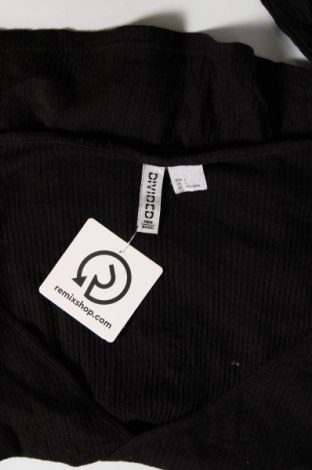 Дамска блуза H&M Divided, Размер M, Цвят Черен, Цена 5,32 лв.
