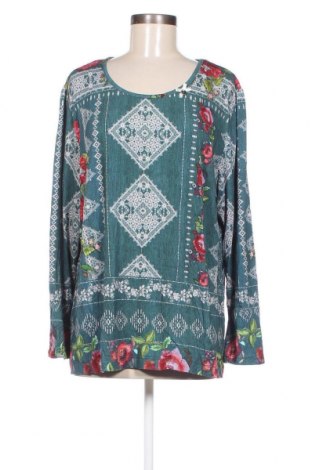 Γυναικεία μπλούζα Himmelblau by Lola Paltinger, Μέγεθος XXL, Χρώμα Πολύχρωμο, Τιμή 19,98 €