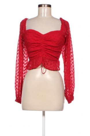 Дамска блуза Hollister, Размер S, Цвят Червен, Цена 77,00 лв.