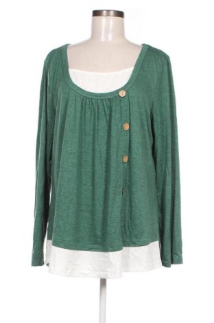 Дамска блуза JustFashionNow, Размер XL, Цвят Зелен, Цена 10,45 лв.