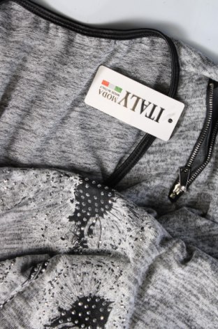 Дамска блуза Made In Italy, Размер L, Цвят Сив, Цена 17,05 лв.