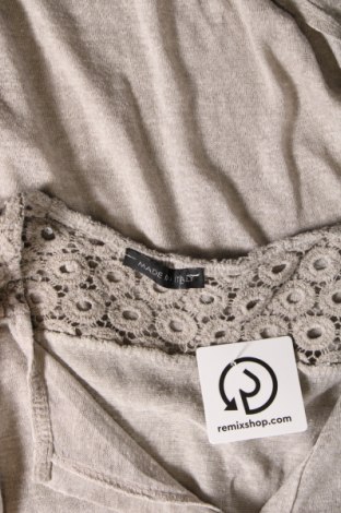 Damen Shirt Made In Italy, Größe M, Farbe Grau, Preis € 4,37