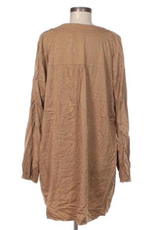 Дамска блуза Made In Italy, Размер 5XL, Цвят Бежов, Цена 19,00 лв.