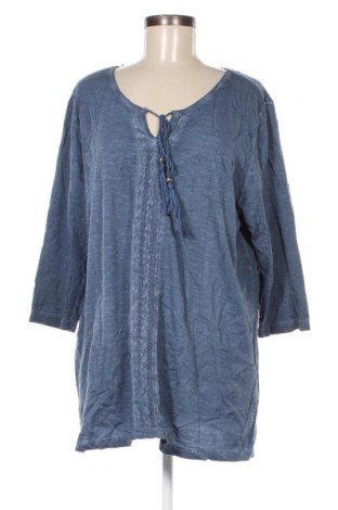 Γυναικεία μπλούζα Mia Moda, Μέγεθος XXL, Χρώμα Μπλέ, Τιμή 21,03 €