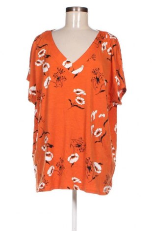 Γυναικεία μπλούζα Miss E, Μέγεθος 4XL, Χρώμα Πορτοκαλί, Τιμή 11,75 €