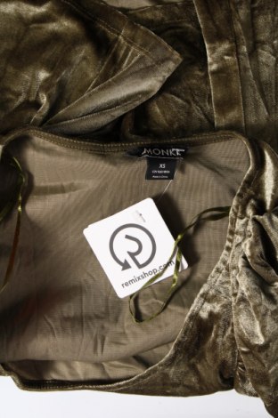 Damen Shirt Monki, Größe XS, Farbe Grün, Preis € 3,71