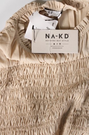 Bluză de femei NA-KD, Mărime M, Culoare Bej, Preț 50,66 Lei