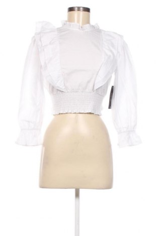 Дамска блуза NA-KD, Размер XS, Цвят Бял, Цена 30,80 лв.