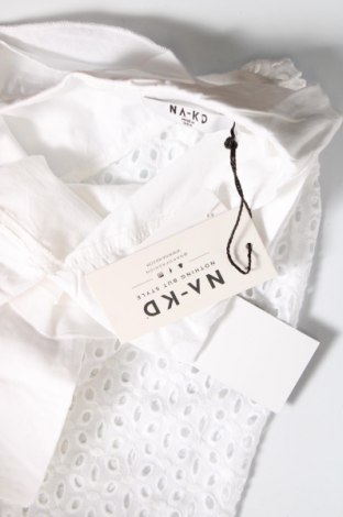 Damen Shirt NA-KD, Größe M, Farbe Weiß, Preis 11,91 €