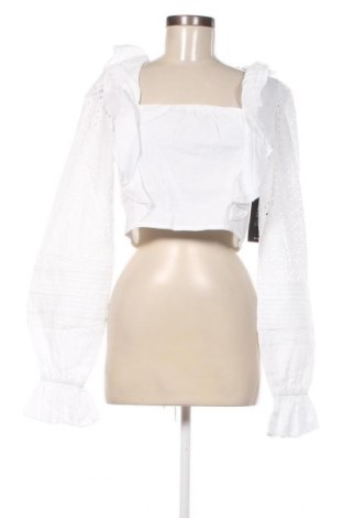 Дамска блуза NA-KD, Размер M, Цвят Бял, Цена 30,80 лв.
