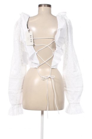 Γυναικεία μπλούζα NA-KD, Μέγεθος M, Χρώμα Λευκό, Τιμή 11,91 €