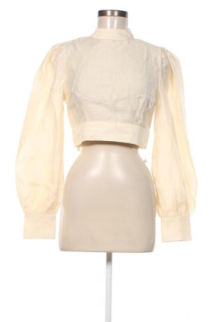 Дамска блуза NA-KD, Размер M, Цвят Екрю, Цена 30,80 лв.