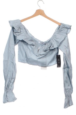 Дамска блуза NA-KD, Размер M, Цвят Син, Цена 15,40 лв.