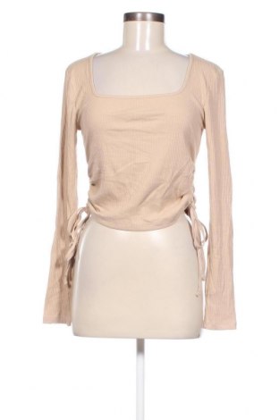 Γυναικεία μπλούζα NA-KD, Μέγεθος M, Χρώμα  Μπέζ, Τιμή 10,52 €